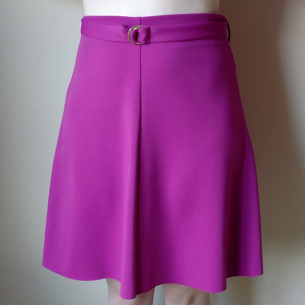 Worthington Purple Skater Skirt